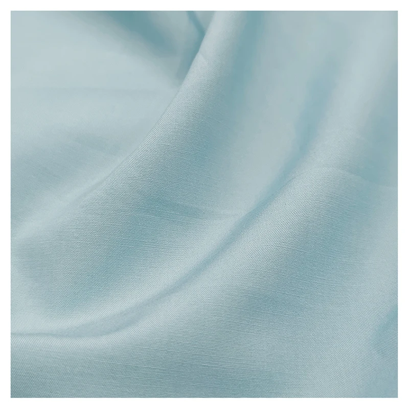 A2196 115gsm 50% Polyester 50% Cotton Fabric Super Soft and Comfortable Woven Cotton Fabric for Women's Shirt - 图片 4