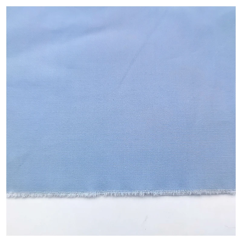 A2197 180gsm Plain Poplin Cotton Fabric for High-end Dress Fabric Polyester Cotton Poplin Fabric Priced by Meters - 图片 5
