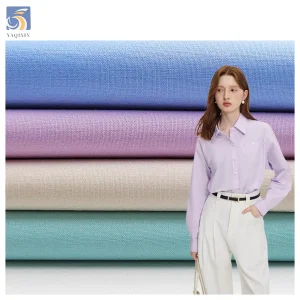 High Quality 95gsm Plain Weave Australian Combed Cotton Fabric for Women's Shirt Fabric with High Color Fastness