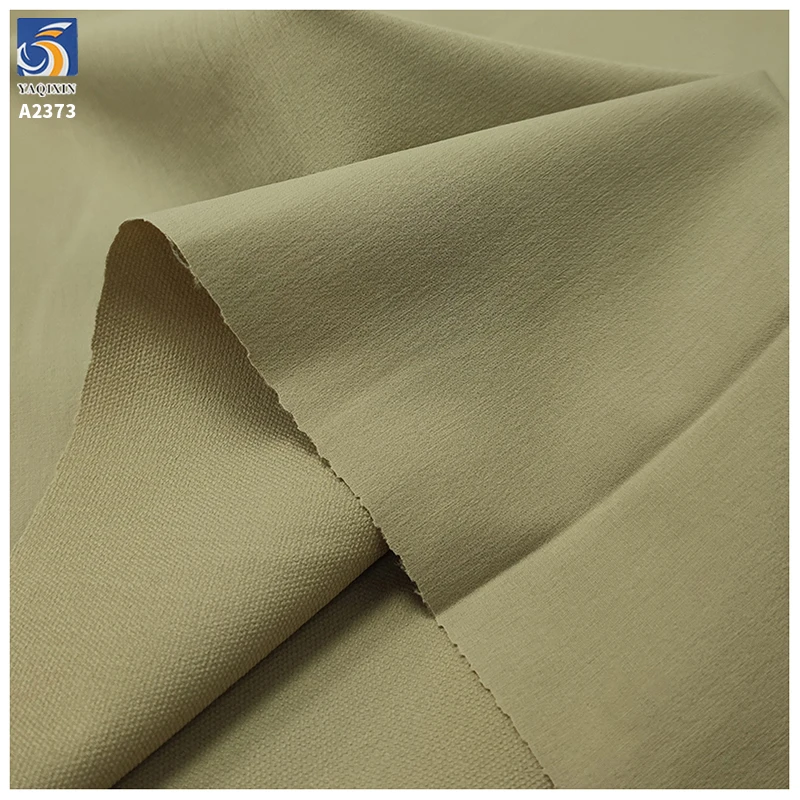 A2373 High Quality Plain 120gsm 95 Nylon 5 Spandex Fabric 4 Way Stretch Waterproof Fabric for Jackets and Trousers - 图片 3