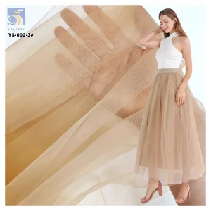 Hot Spots Product Naked Skin Tone Illusion 100 Polyester Soft American Mesh Tulle Fabric by Yards