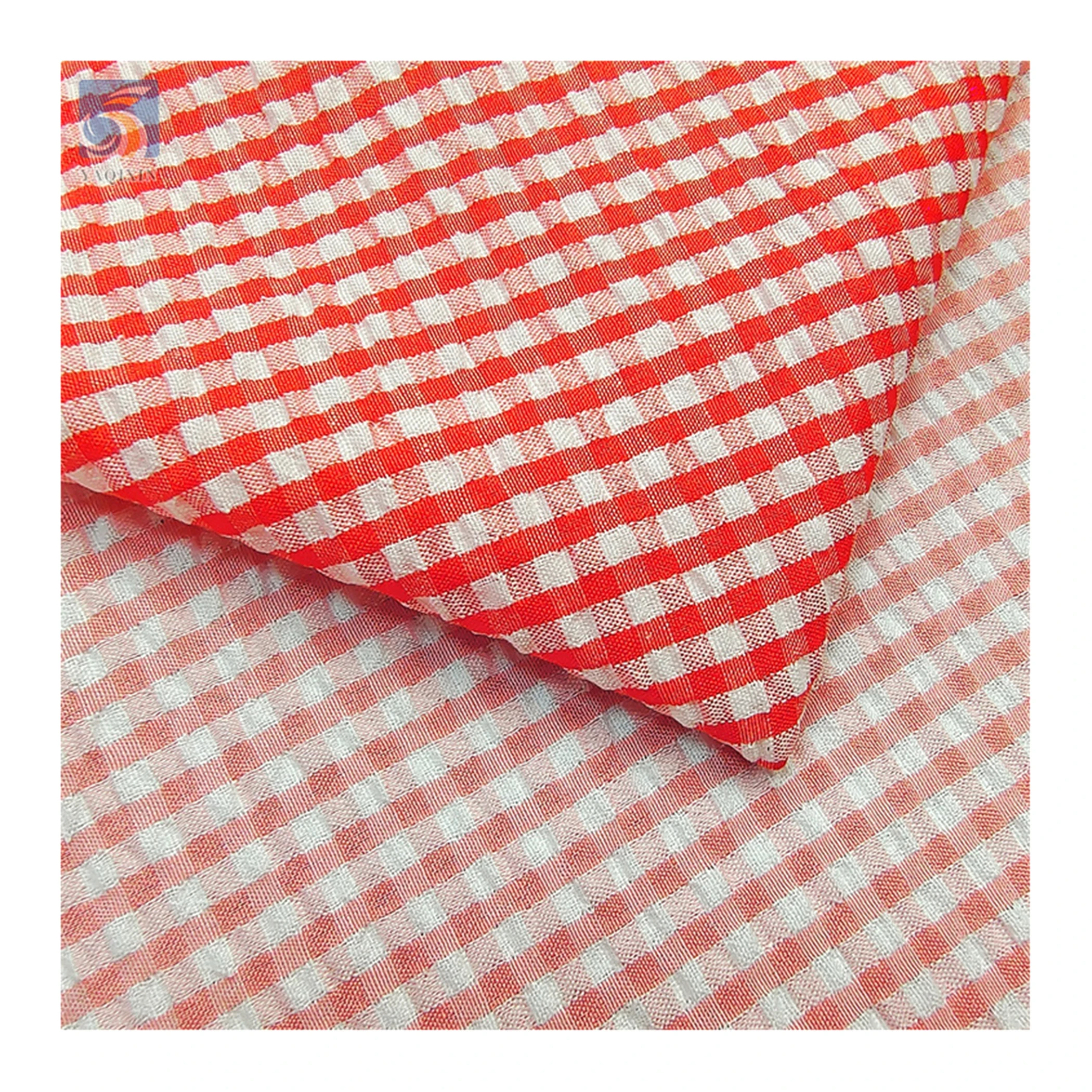 YX2729 Wholesale Woven Yarn Dyed Check Plaid Shirting Fabric 100 Polyester Checked Fabric - 图片 6