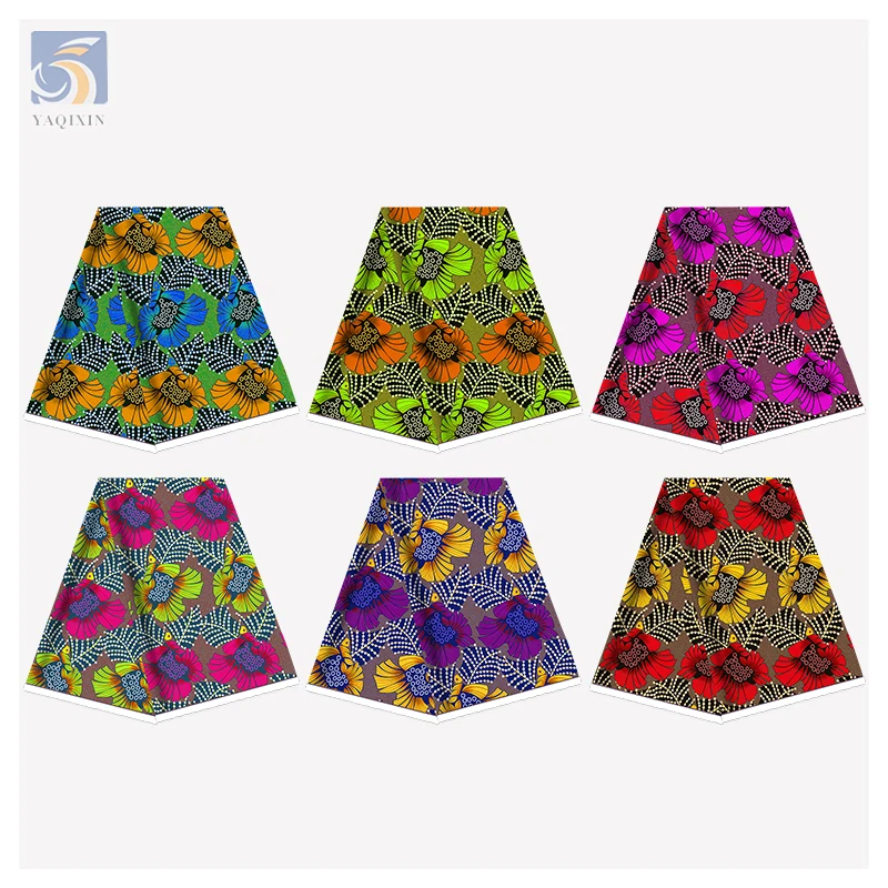 China Manufacturer Custom 100% Polyester Pacific Island Design Fabric Dress Retro Print Your Own Designs on Fabric - 图片 5