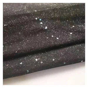 2026 Novel Design Shiny Glitter Dot Butterfly Sequins Tulle Mesh Fabric for Kids Dress