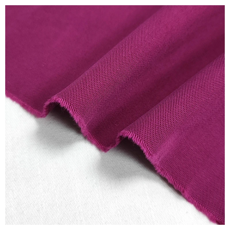 A2247 New 80% Cotton 20% Lyocell Twill Fabric Price Wholesale Double-Sided Twill Cotton Woven Lyocell Fabric - 图片 4
