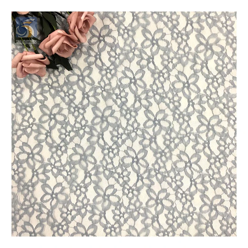 New Fashion Chantilly Lace Fabric 100 Polyester No Stretch Jacquard Lace Chantilly Fabric for Blouse/Dress/Lingerie - 图片 5