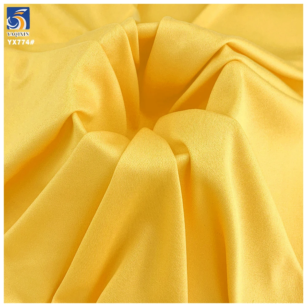 YX774 Wholesale 170cm Width 140gsm Milk Silk Solid 95 Polyester 5 Spandex Stretch Knit Fabric Sales by 1kg 4.2m - 图片 3