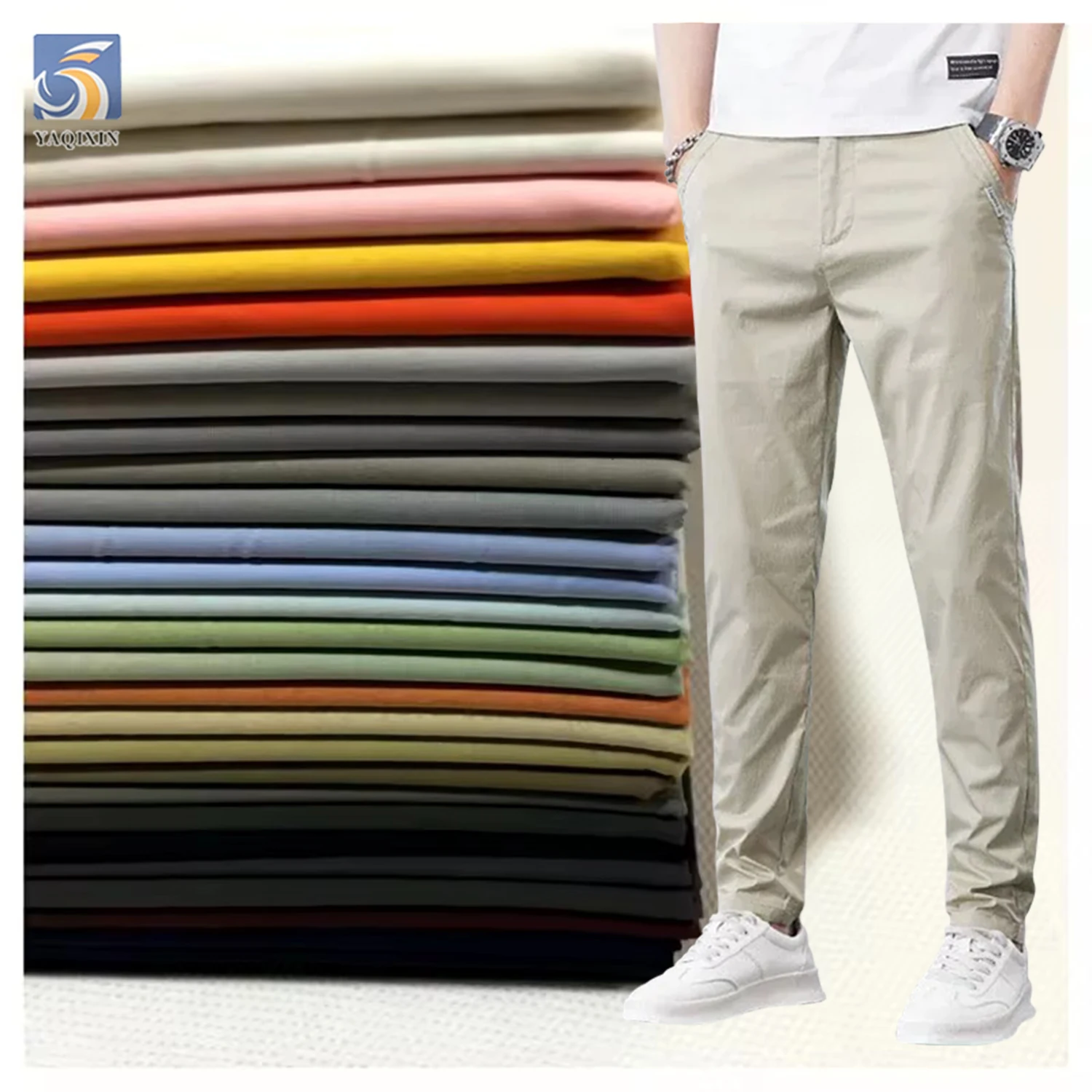 150gsm 97 Cotton 3 Spandex Factory Prices Cheap Cotton Fabric Lining Poplin Fabric for Women's Shirts
