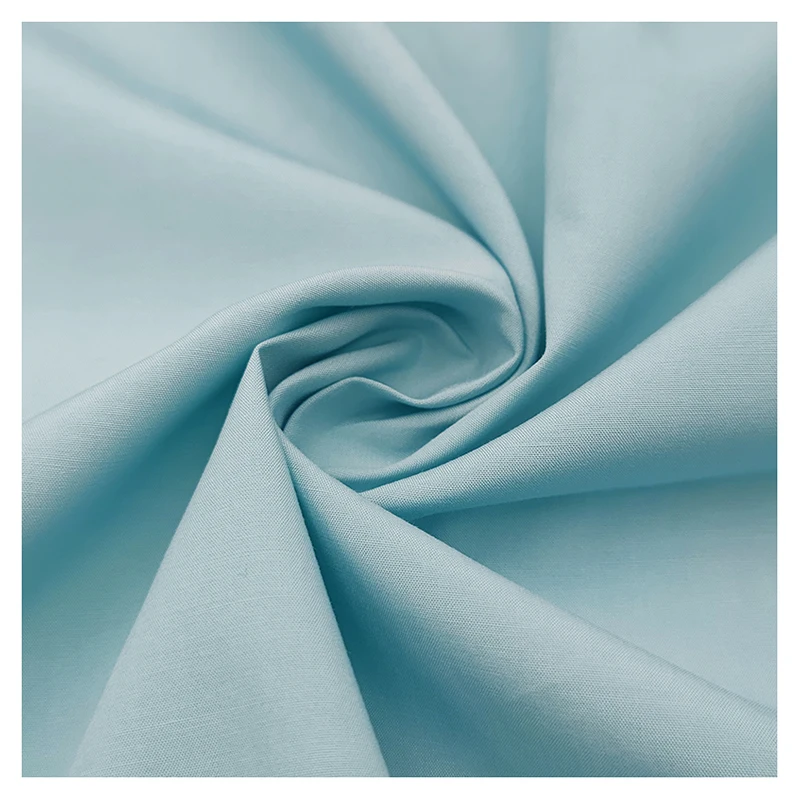 A2196 115gsm 50% Polyester 50% Cotton Fabric Super Soft and Comfortable Woven Cotton Fabric for Women's Shirt - 图片 3