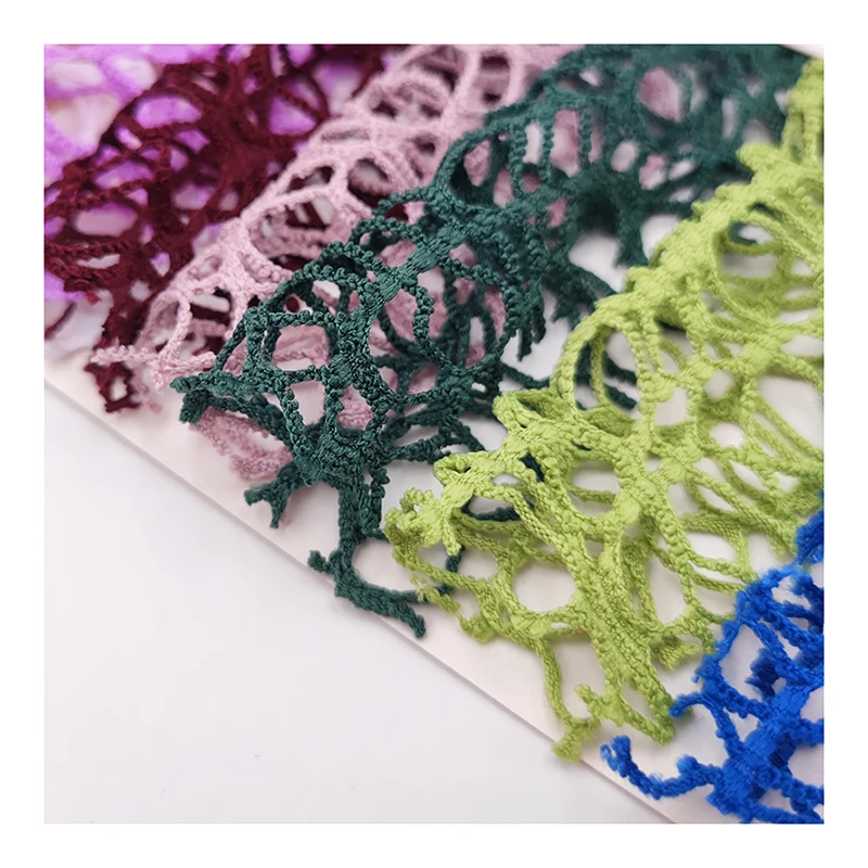 YDM11 Messy Net Jacquard Polyester Spandex Stretch Mesh Fabric Lingerie Fishnet Clothing Fabric - 图片 5