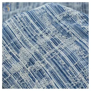 YX2423-1 High Quality China Woven Cotton/Polyester Jacquard Jeans Textile Fabrics Roll