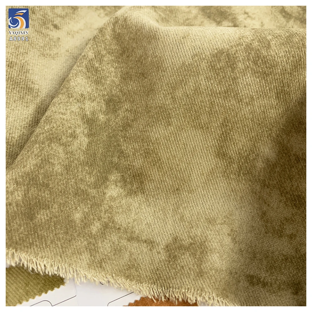 A8991 Custom Retro 360g Heavyweight Twill Fabric for Light Brown Cotton Jackets 100% Cotton Top Quality Twill Fabric - 图片 6