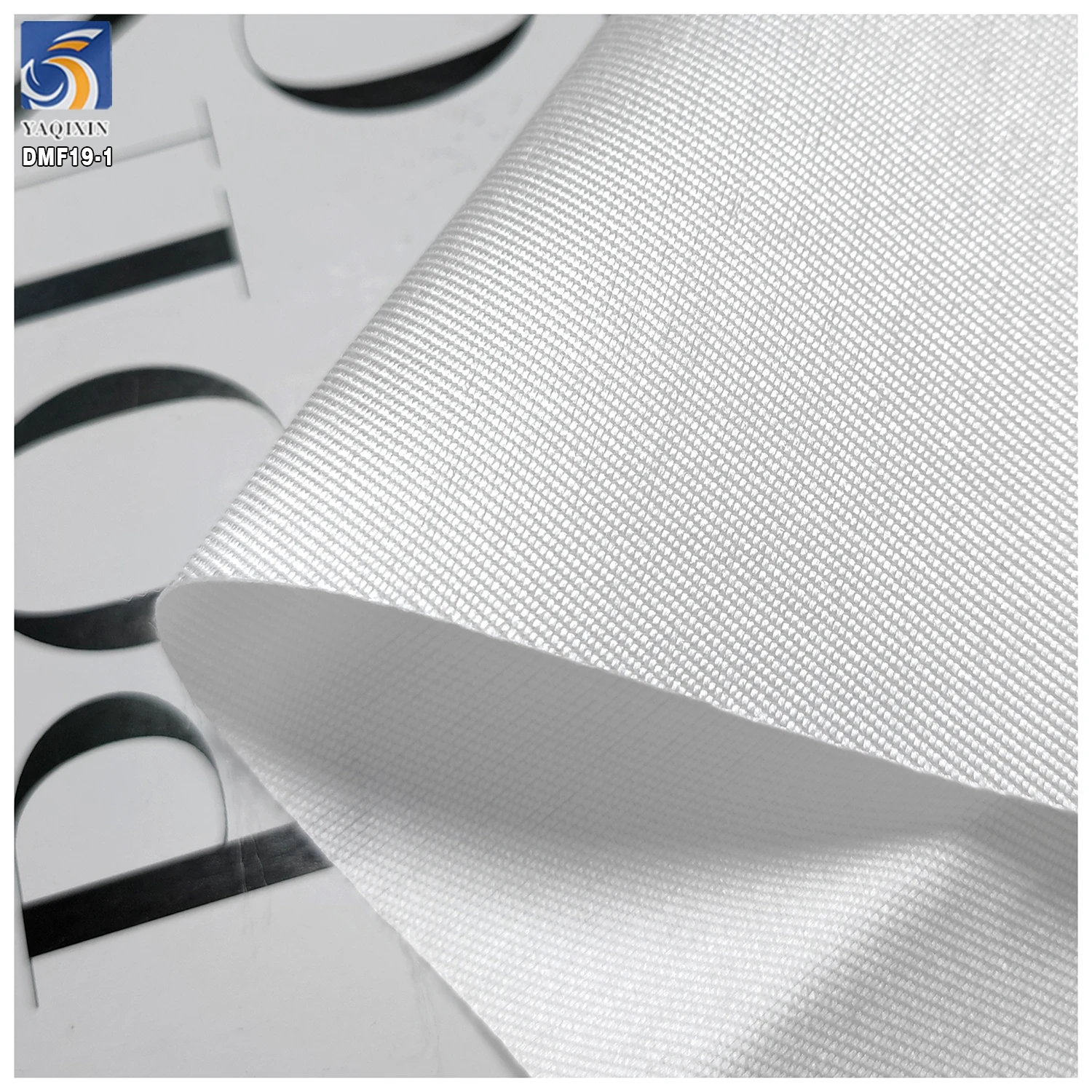 DMF19-1 190gsm Medium Firm Woven Mikado Satin Fabric 100%Polyester White Mikado Fabric for Bride Dress