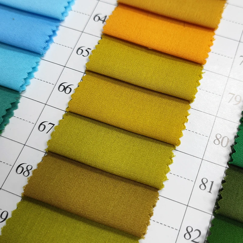 Guangzhou Zhongda High Quality Solid Cotton Polyester Poplin Fabric Soft Wrinkle Resistant Workwear Shirts Fabric - 图片 5