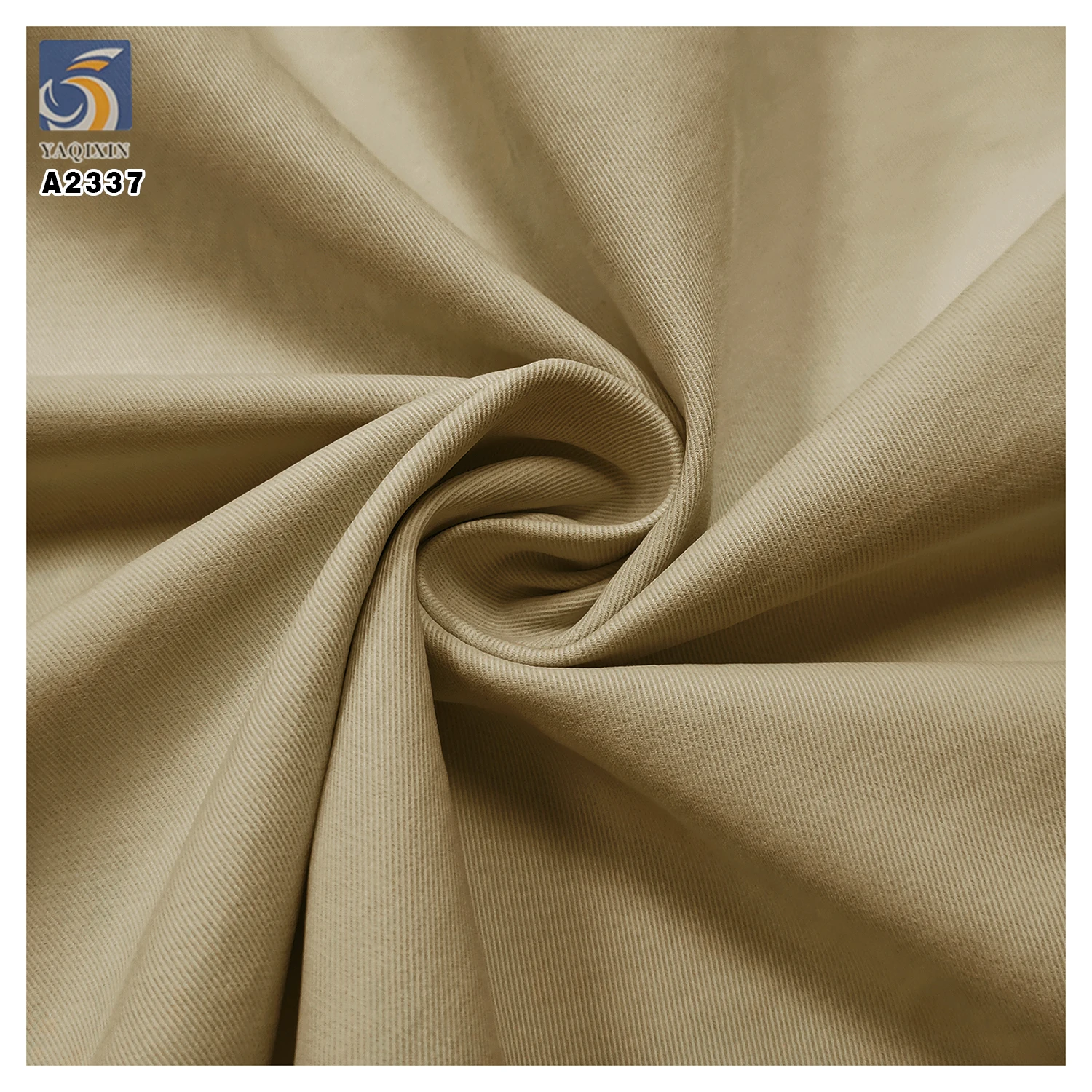 A2337 Autumn Wash-Free Twill Yarn Card Stretch Scimitar Yamamoto Pants Fabric 100% Polyester Twill Fabrics 270gsm - 图片 4