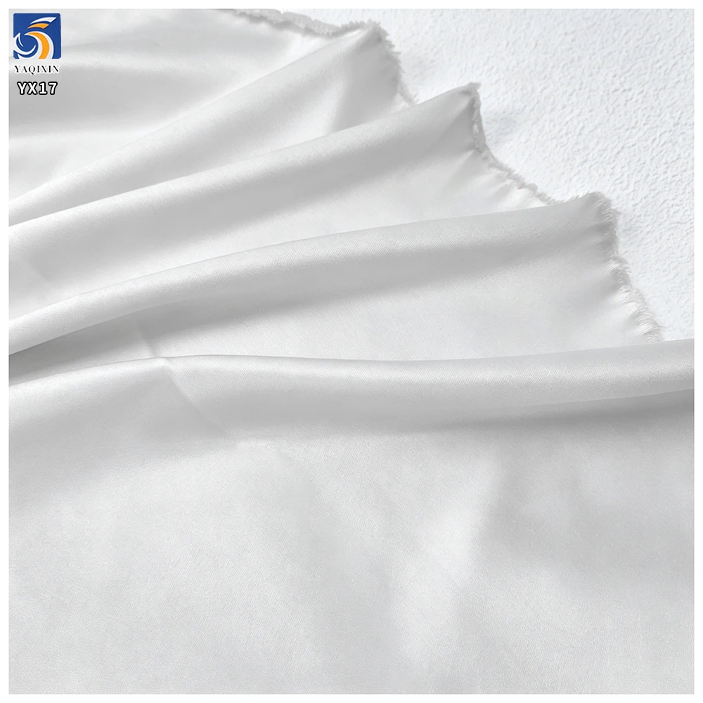 YX17 2 Way Stretch Wedding Dress Satin 170gsm Matte Thick Satin Plain Weave for Dress Dress - 图片 6