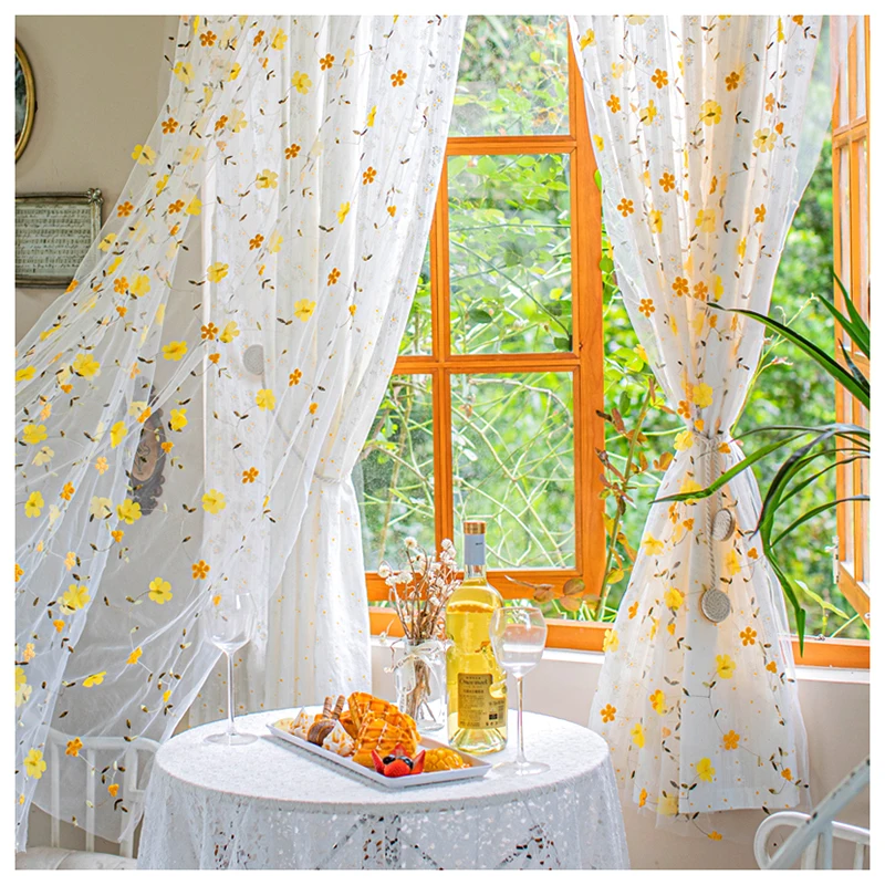 100% Polyester Mesh 3D Floral Tulle Embroidery Fabric Dress Women's Curtain Lace Fabric - 图片 3
