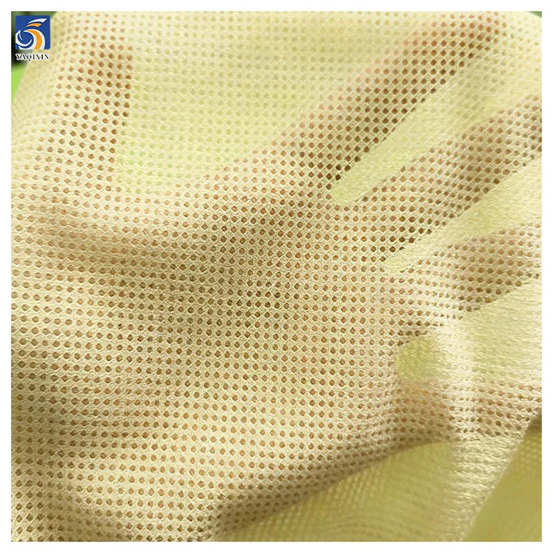 YDM004 High Quality 75D 100%Polyester Knit Mesh Fabric Basketball Sports Mesh Vest Fabric - 图片 6