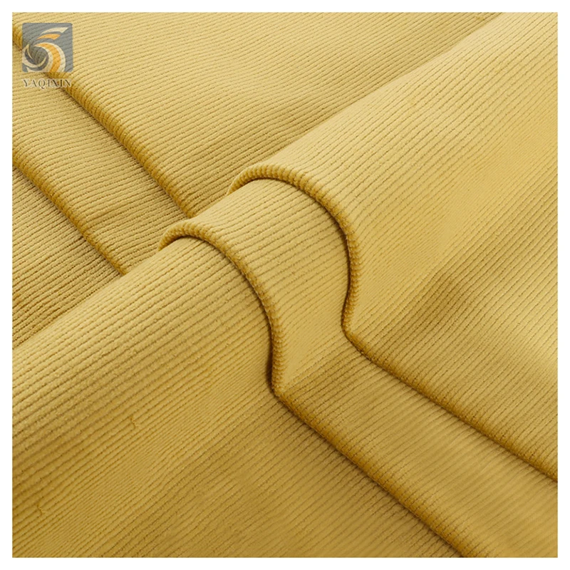 Guangzhou Stretch Corduroy Fabric Manufacturers 310gsm 16W Spandex Cotton Corduroy Fabric for Clothes - 图片 6