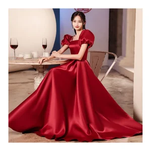 YX27 95% Polyester 5% Spandex Stretch Matte Satin Fabric 180gsm Poly Duchess Satin Fabric Bridal
