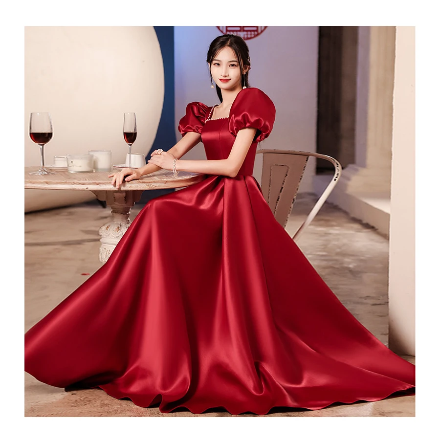 YX27 95% Polyester 5% Spandex Stretch Matte Satin Fabric 180gsm Poly Duchess Satin Fabric Bridal