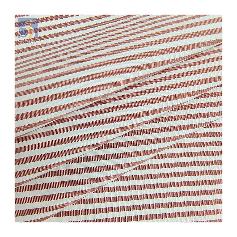 PLK012-1 Popular Designs Woven Yarn Dyed Fabric for Woman Shirt Dress Yarn Dyed High Stretch Stripe Fabric - 图片 6