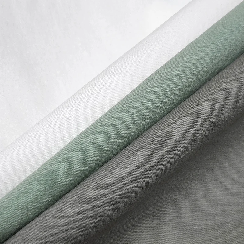 7.5OZ Canvas 210gsm Washed Fabric for Spring and Summer Shorts Jacket Fabric - 图片 4