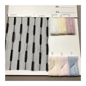 F528 High-Quality Polyester Jacquard Assorted Color Gold Line Lace Mesh Tulle Fabrics for Fashion and Craft