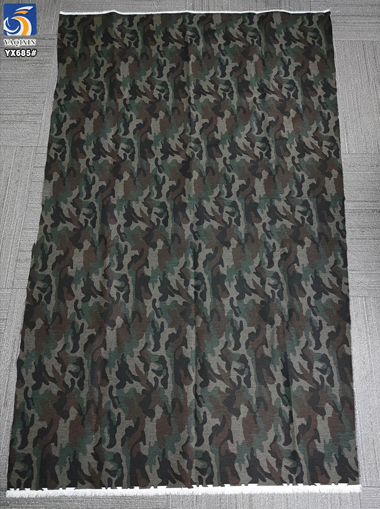 YX685 Heavyweight 360gsm 100% Cotton Twill Camouflage Fabric 7*7 Reactive Printing Fabric Custom Camouflage Fabric - 图片 3