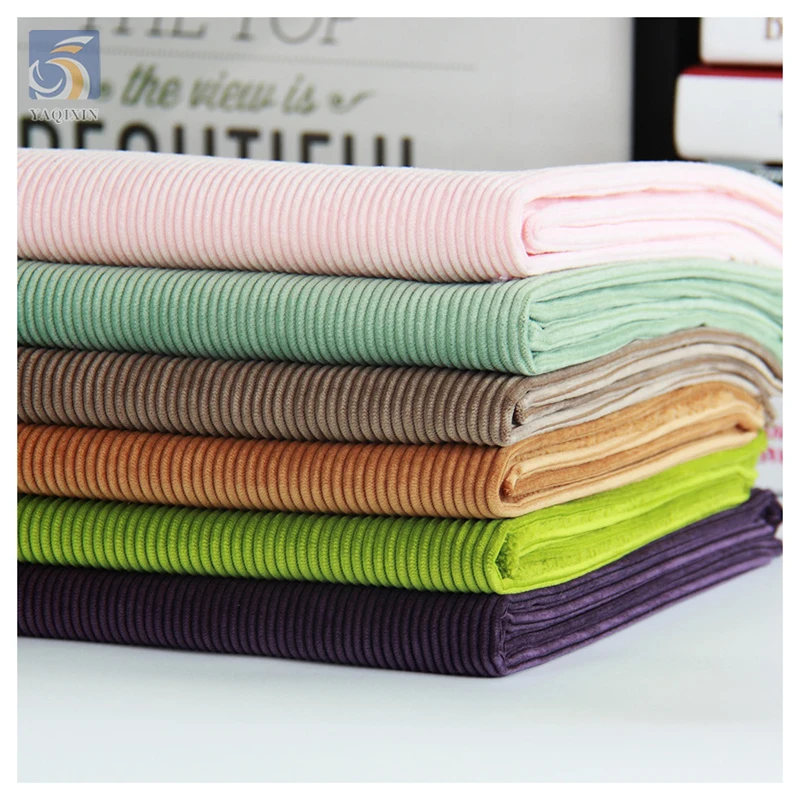 Wholesale Price Cotton Elastic Corduroy Fabric Stretch Woven 8W Corduroy Fabric for Clothes - 图片 2