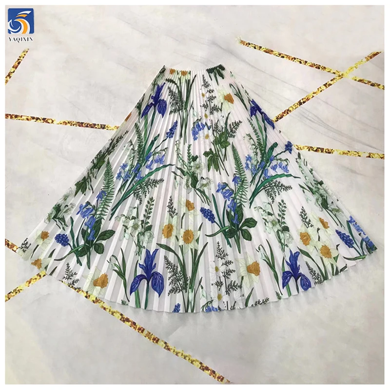 YX506 Custom Asymmetric Pleated Silk Satin Fabric Nigeria Hot Selling Style - 图片 5