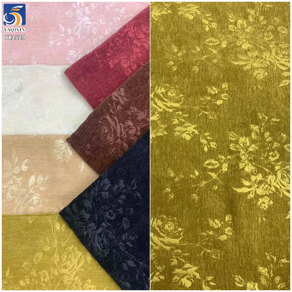 YX1529 Fashion Animal Pattern Chenille Textured Jacquard Brocade Fabric for Dress - 图片 5