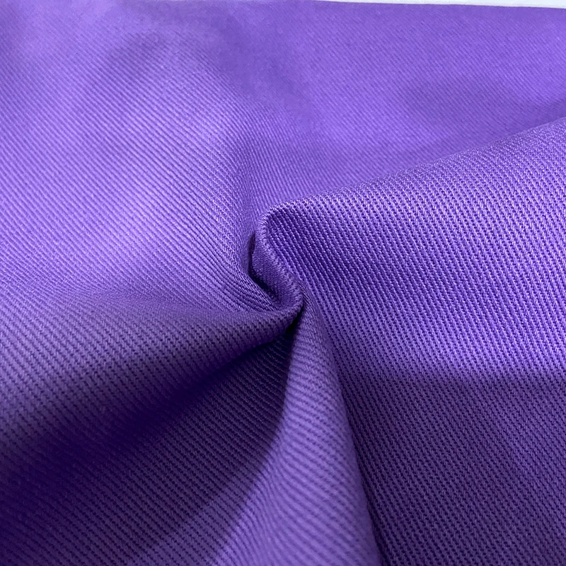 A2181 7S*7S 360gsm 100% Cotton Twill Factory Dyed Workwear Fabric Heavyweight Coarse Card Twill Cotton Fabric - 图片 4