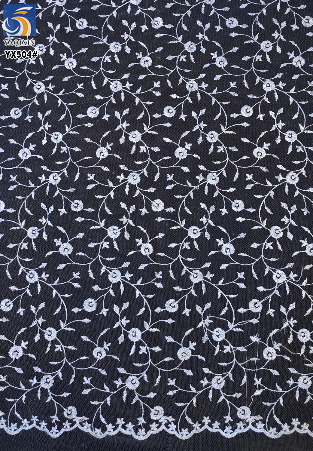 YX449 Factory Wholesale Custom Private Tulle Embroidery LOGO, Low Minimum Order Quantity Style, Custom Color Can Be - 图片 3