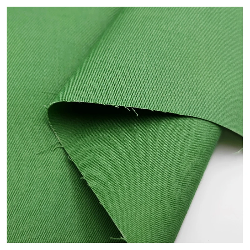 170gsm 97 Cotton 3 Spandex Stretch Cotton Twill Fabric 40S Kids Washed Cotton School Uniform Chino Pants Fabric - 图片 4