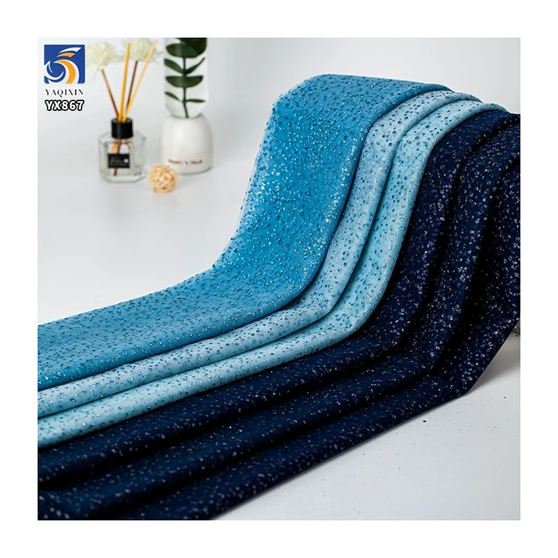 YX867 Plain Net 100% Polyester Sparkle Silver Glitter Dot Tulle Mesh Fabrics for Bridal Dress Veil Tulle Knitted - 图片 6