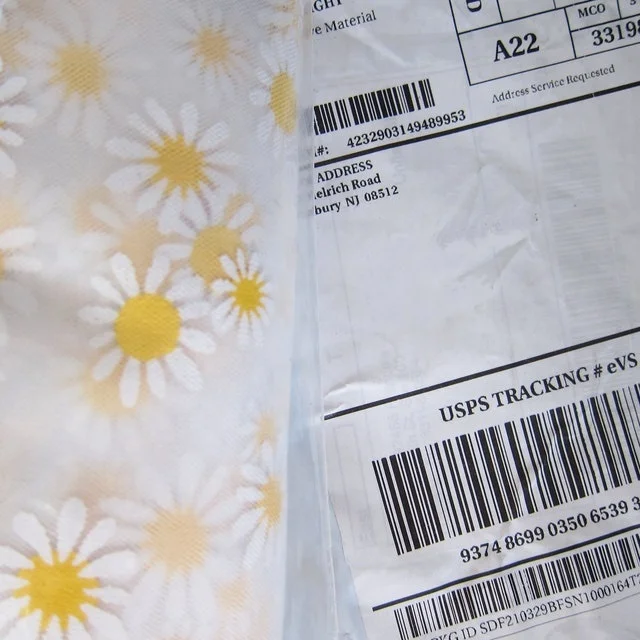 YX103 Daisy Fabric,Daisy Print Tulle Fabric,Soft Mesh Print Daisy Fabric for Doll Dress/Tutu Dress - 图片 6
