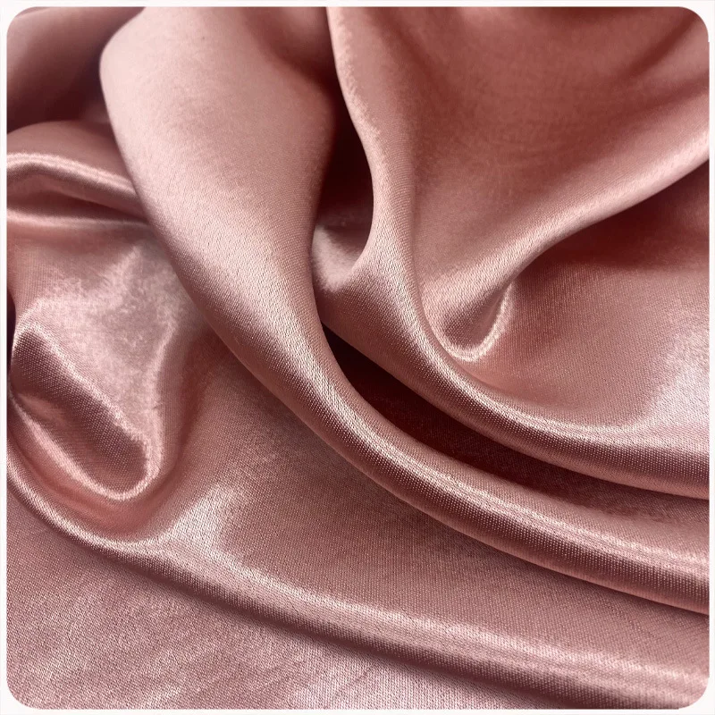 YX704 Readymade 180gsm 100% Polyester Soft Satin Fabric Imitation Acetate With Bright Satin Finish - 图片 6