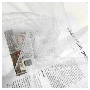 Guangzhou Zhongda Market Soft Glossy Tulle Fabric Medium Hardness 100 Polyester Tulle Mesh Fabric for Wedding