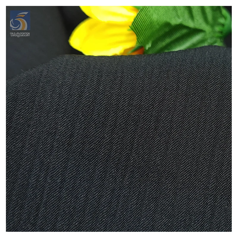 Guangzhou Soft Polyester Chiffon Nida Zoom Fabric for Abaya Muslim Women Fabrics Wholesale Price Dubai Black Custom Woven 150CM - 图片 6
