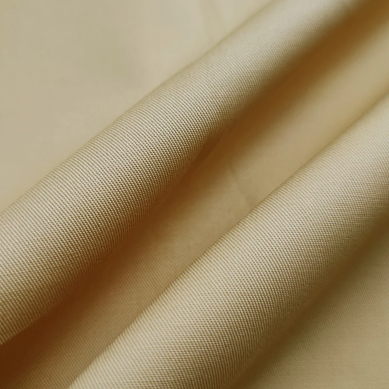 A2137 155gsm Twill Cotton High Density Fabric Textile Hot Sale Chinese Hanfu Shirt Cotton Khaki Fabric - 图片 4