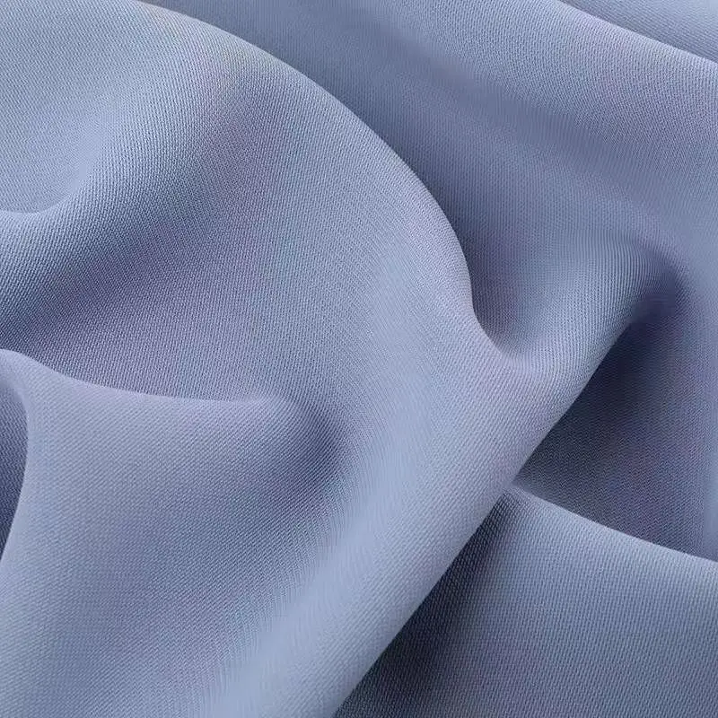 Casual Soft 280gsm Thick Stretch 95%Polyester 5%Spandex Chiffon Fabric High-End Suit Material Fabric for Women - 图片 5