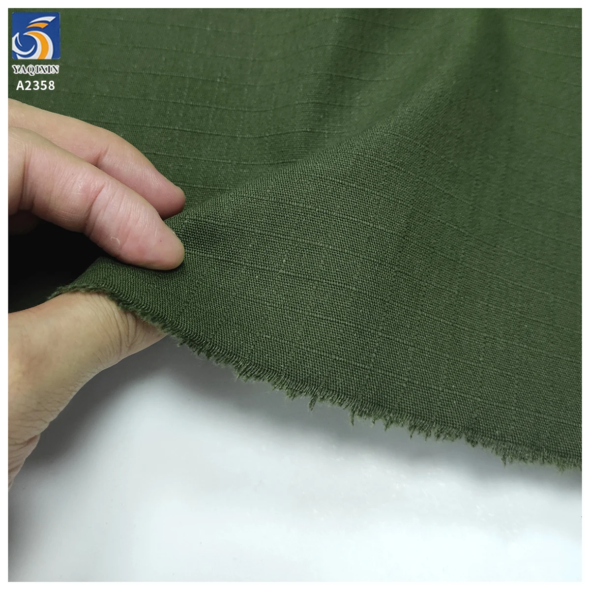 A2358 285gsm Thick 100% Cotton Jacquard Check Fabric Soft Plaids for Men's Dress/Shirt China Wholesale Woven Meter Supply - 图片 6