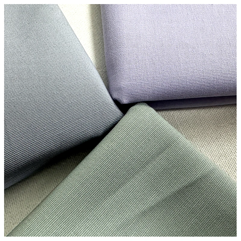 A1140 Stretch 50S 130gsm 97% Cotton 3% Spandex Stretch Plain Cotton Fabric for Women's Clothing Fabric - 图片 5