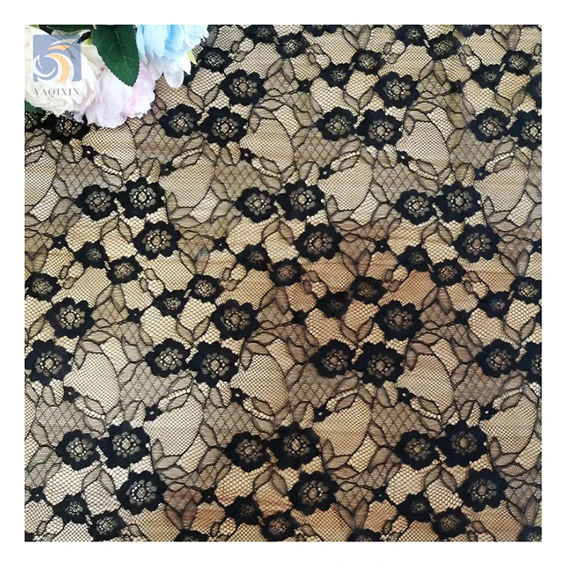 Latest Design White African Lace Fabric 5 Yards Small Floral Net Mesh Lace Clothing Chantilly Lace Fabric for Peru - 图片 4
