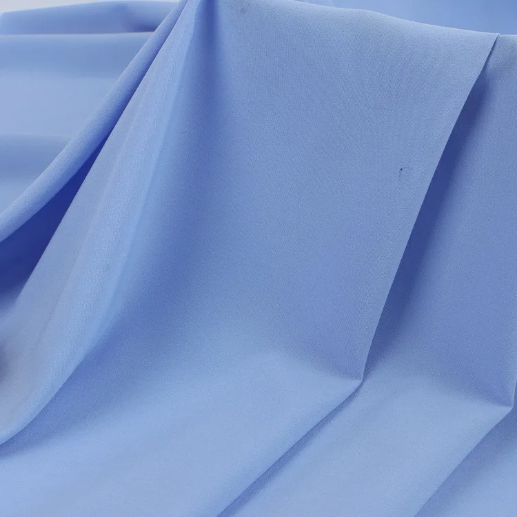 YX501 Wholesale 50D Super Soft Chiffon Polyester Spandex 4 Way Stretch Fabric Navy Blue - 图片 6