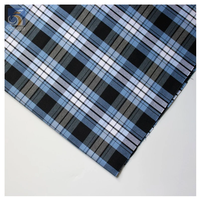 High Quality 60/40 Polyester/Cotton Fabric 195gsm Plaid Check Yarn Dyed Fabric for Pleated School Uniform Skirts - 图片 4