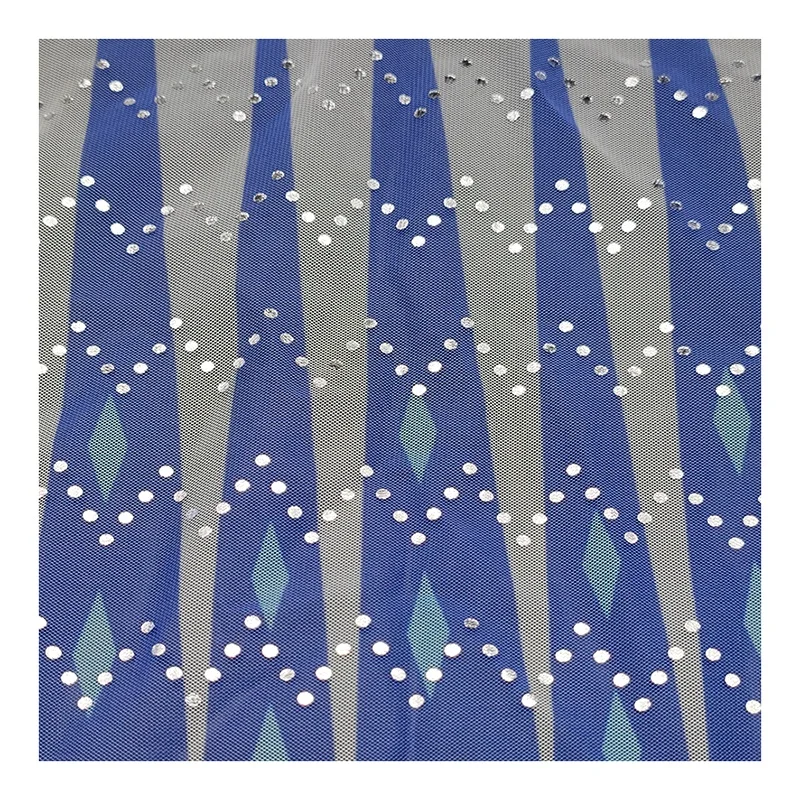 KT16 Wholesale Mesh Tulle Print Fabric Elsa Dress up Girls Fancy Cosplay Kids Princess Tulle Printed Dress Fabric - 图片 2