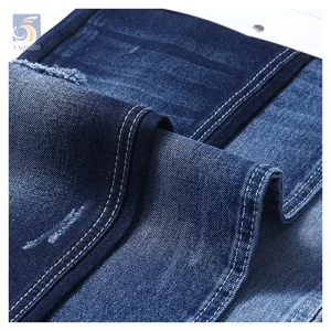 Dark Blue Color Japanese Selvedge Raw Denim Fabric Wholesale Heavyweight Polyester Cotton Denim Fabric 370g