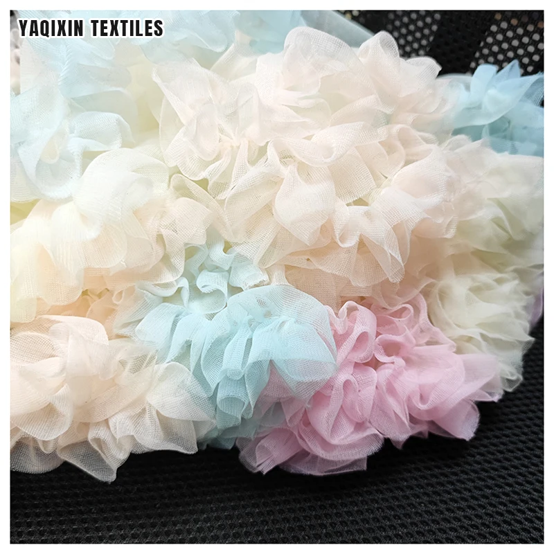 Guangzhou Manufacturer New Arrival Children Girls Sweet Princess Tutu Skirt Pettiskirts Tulle Ruffle Mesh Skirt - 图片 4